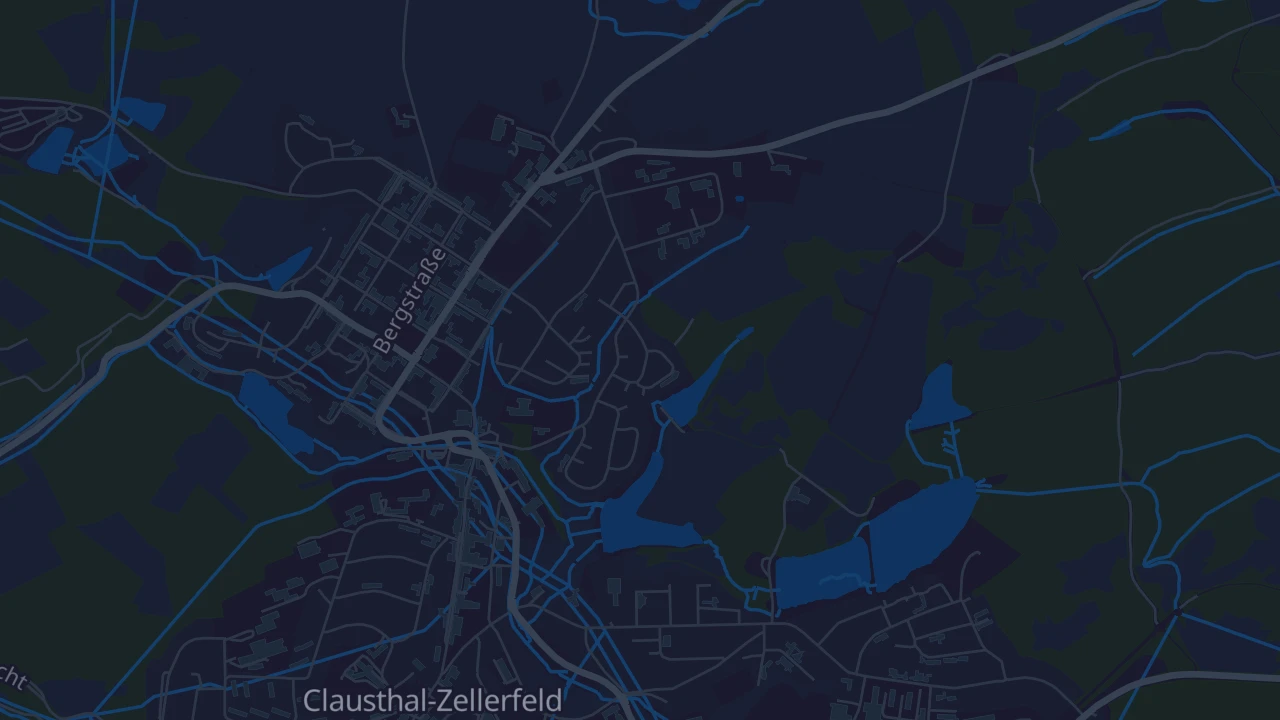 Karte von Clausthal-Zellerfeld