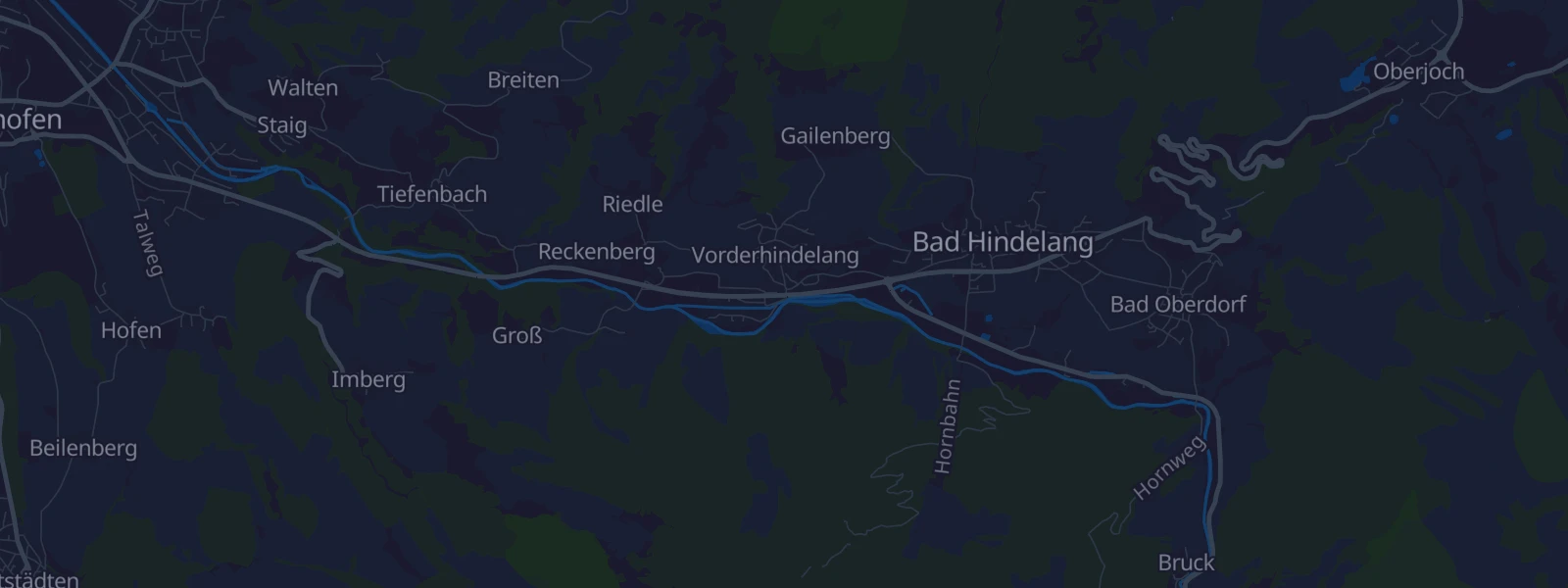 Karte von Bad Hindelang/Vorderhindelang