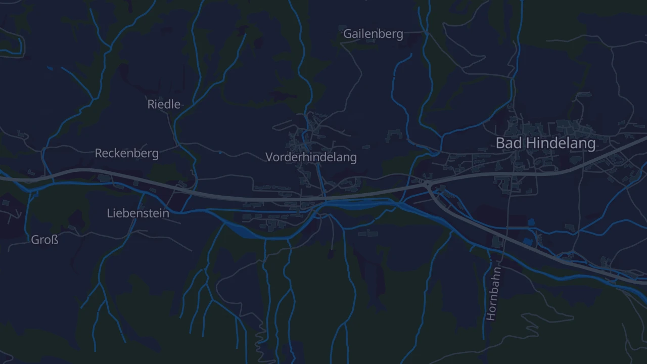Karte von Bad Hindelang/ Vorderhindelang