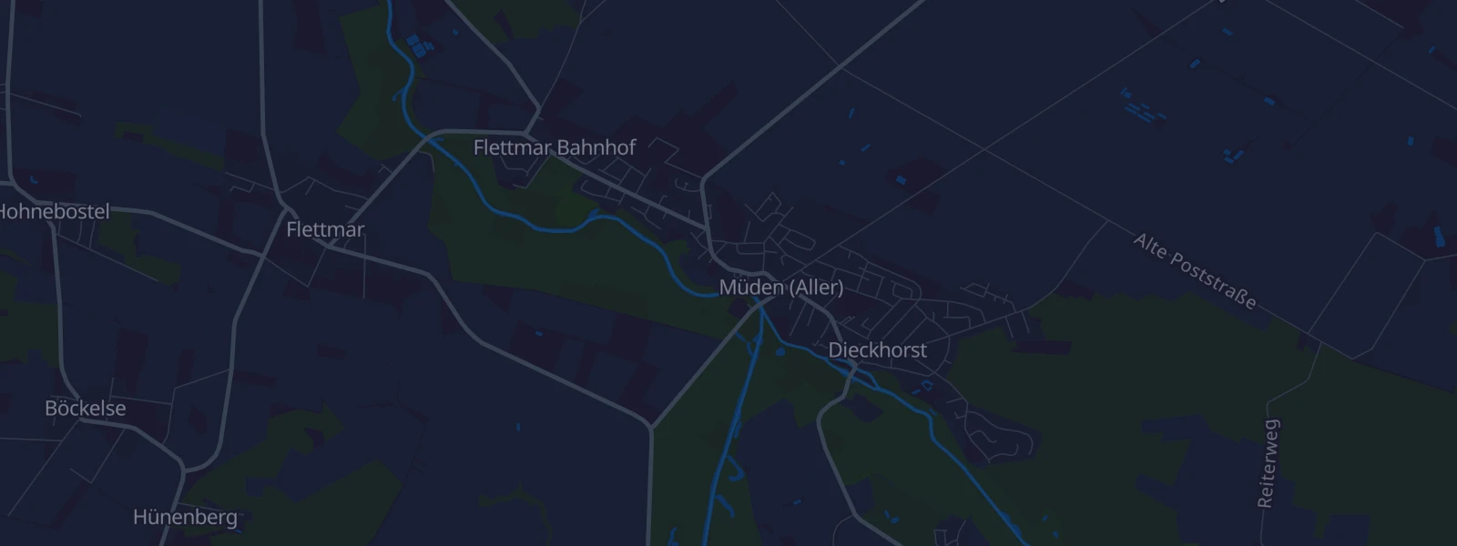 Karte von Müden (Aller)
