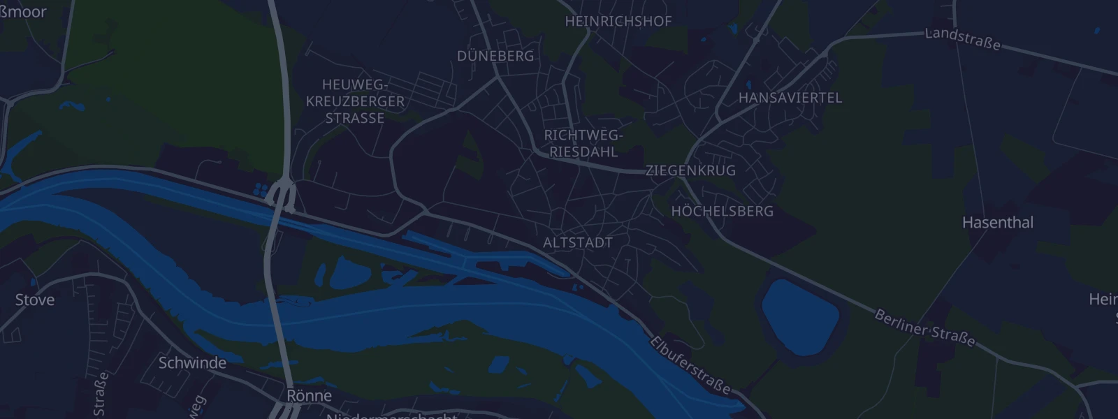 Karte von Geesthacht