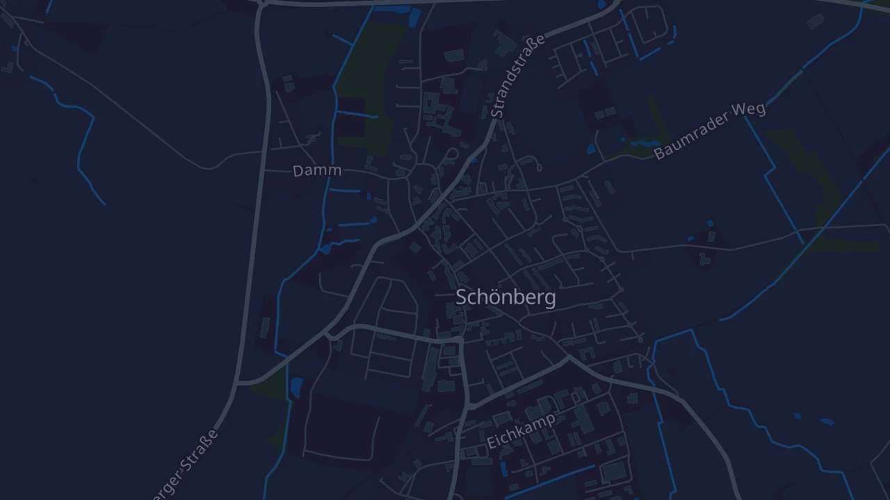 Karte von Schönberg (Holstein)