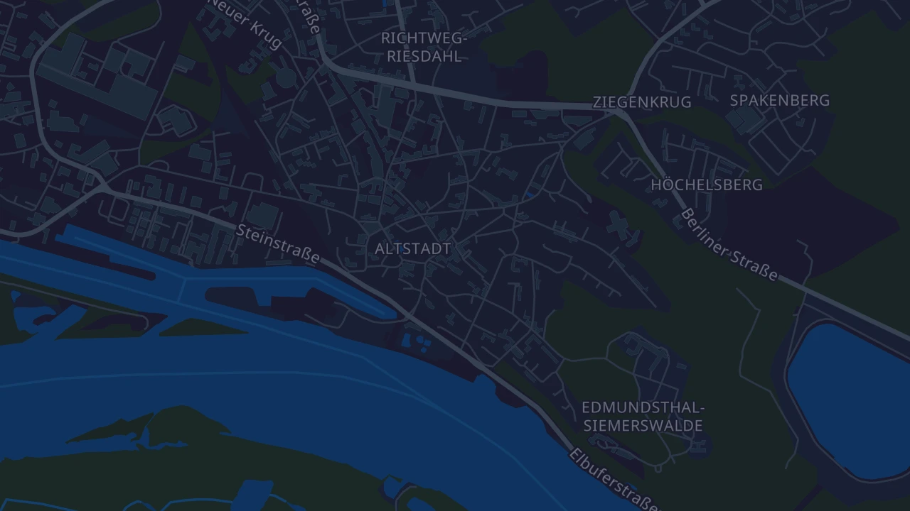 Karte von Geesthacht