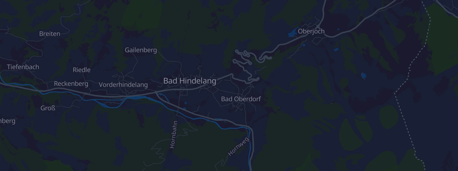 Karte von Bad Hindelang
