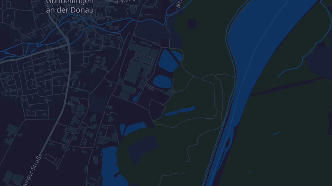 Karte von Gundelfingen an der Donau