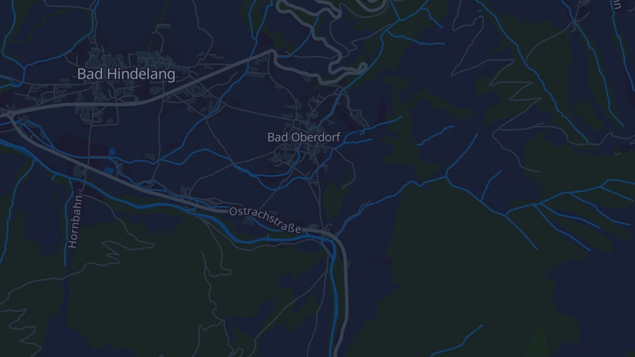 Karte von Bad Hindelang/ Bad Oberdorf
