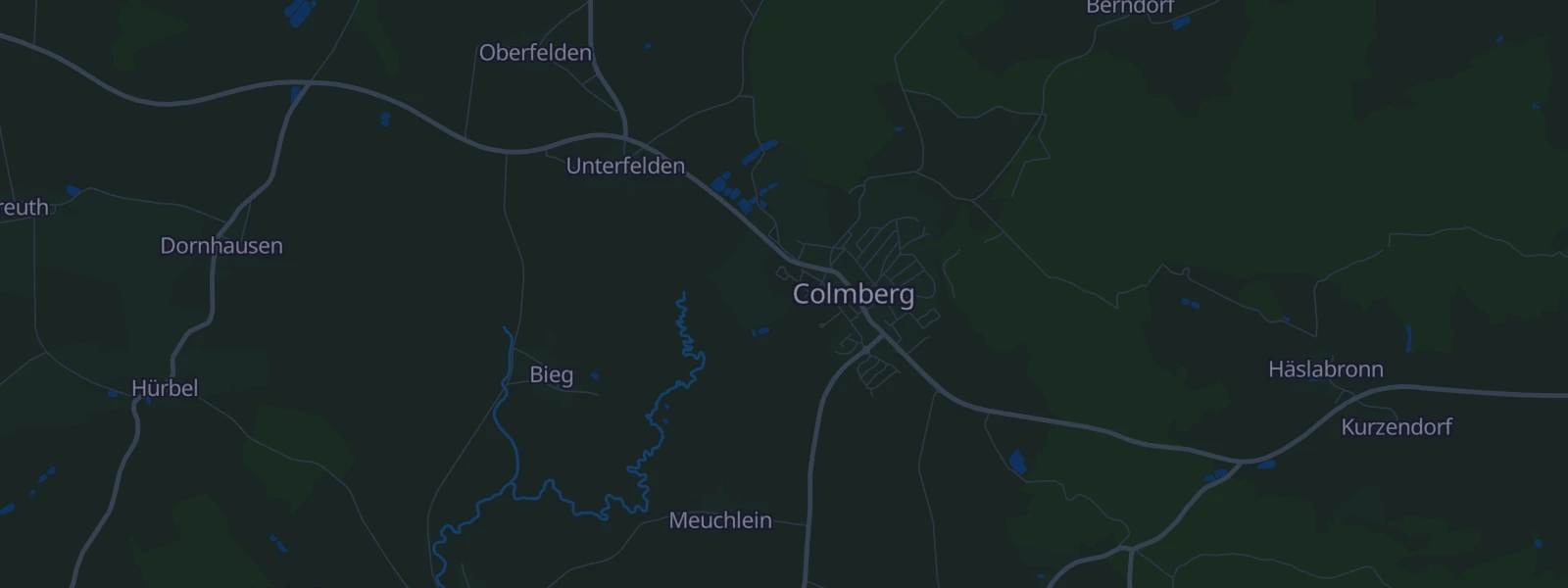 Karte von Colmberg