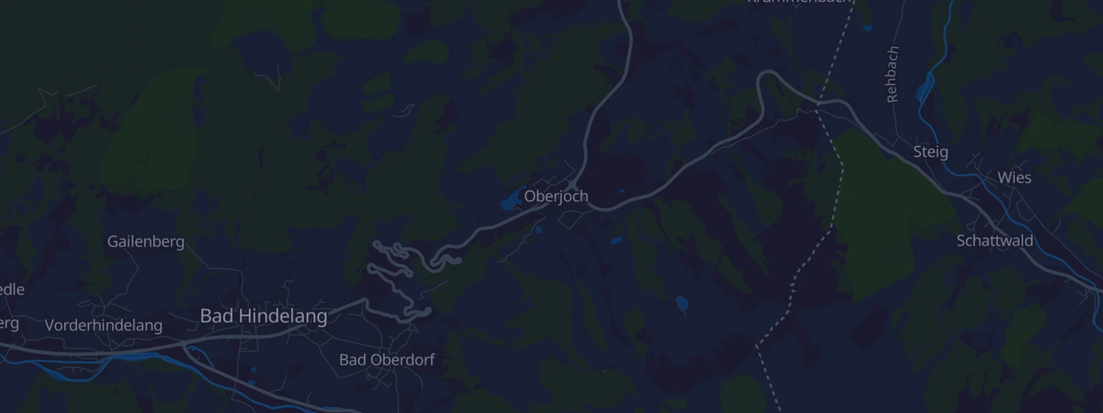 Karte von Bad Hindelang / Oberjoch