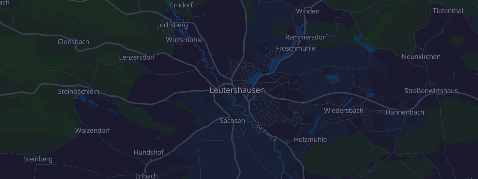 Karte von Leutershausen
