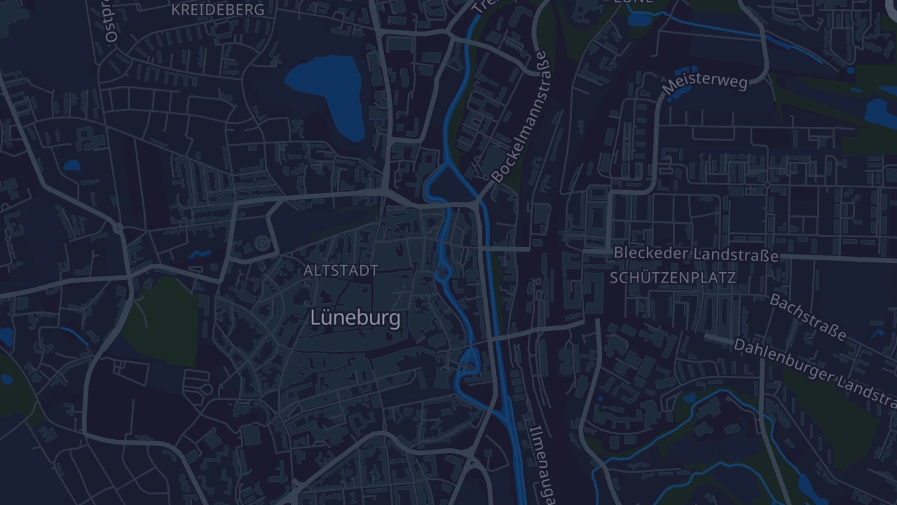 Karte von Lüneburg