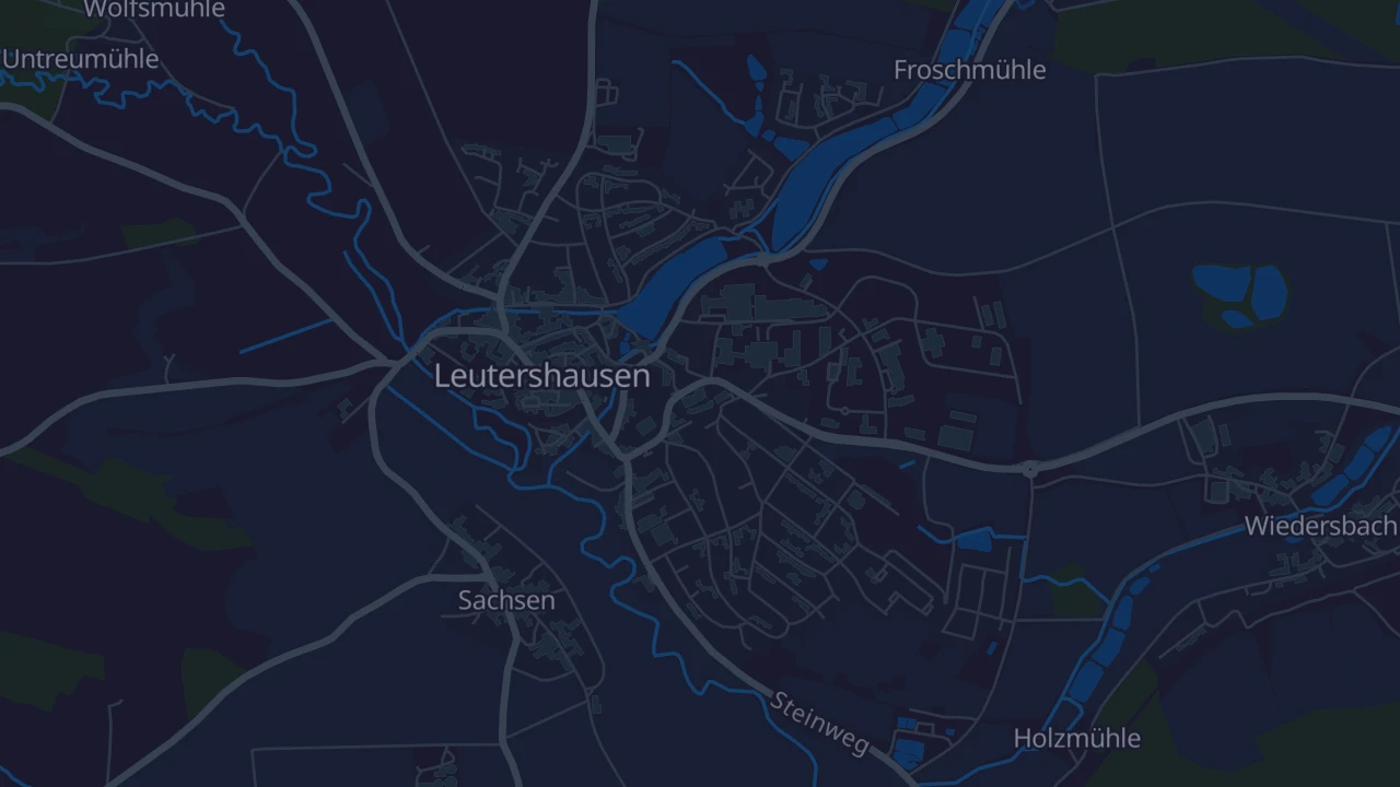 Karte von Leutershausen