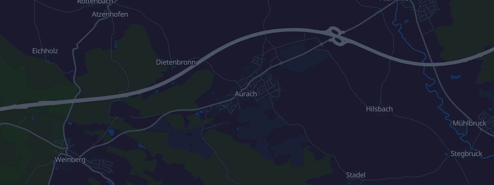 Karte von Aurach