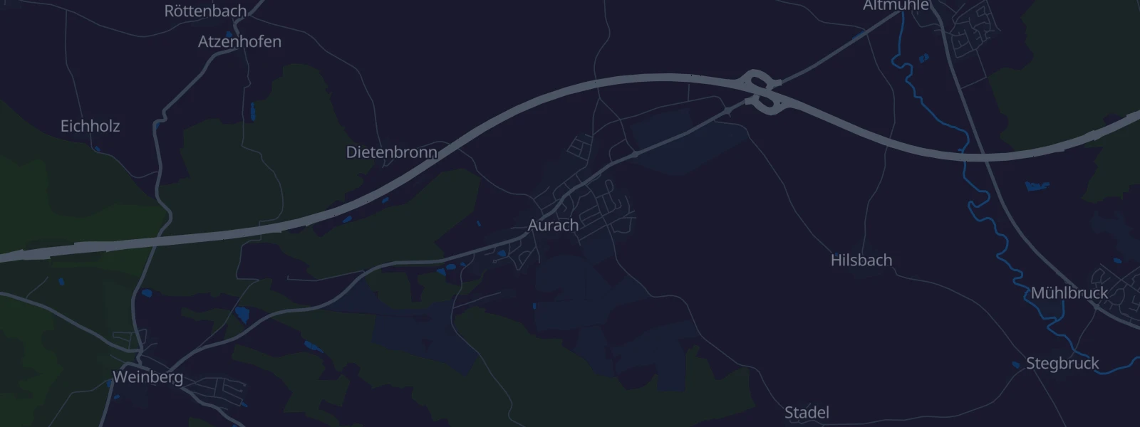 Karte von Aurach