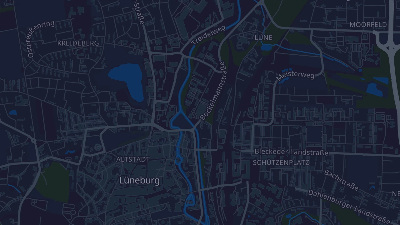 Karte von Lüneburg