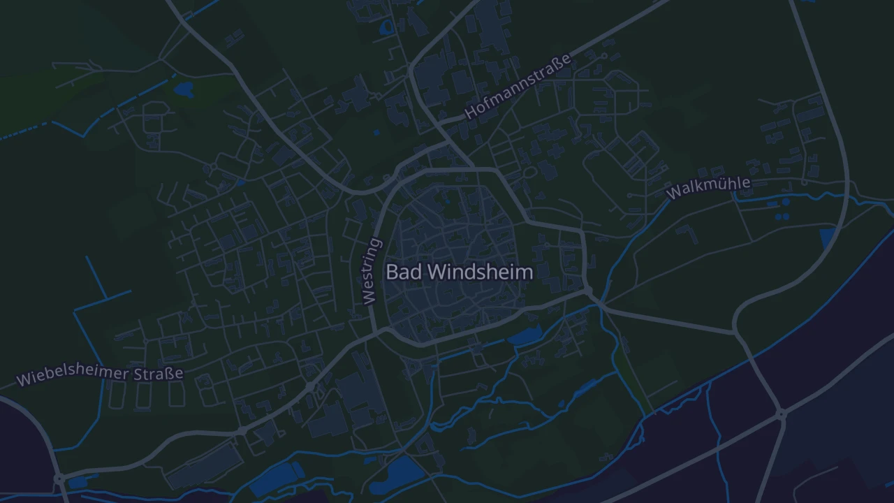 Karte von Bad Windsheim