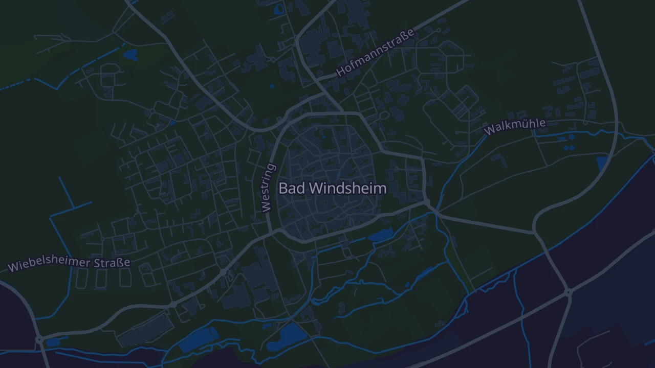 Karte von Bad Windsheim