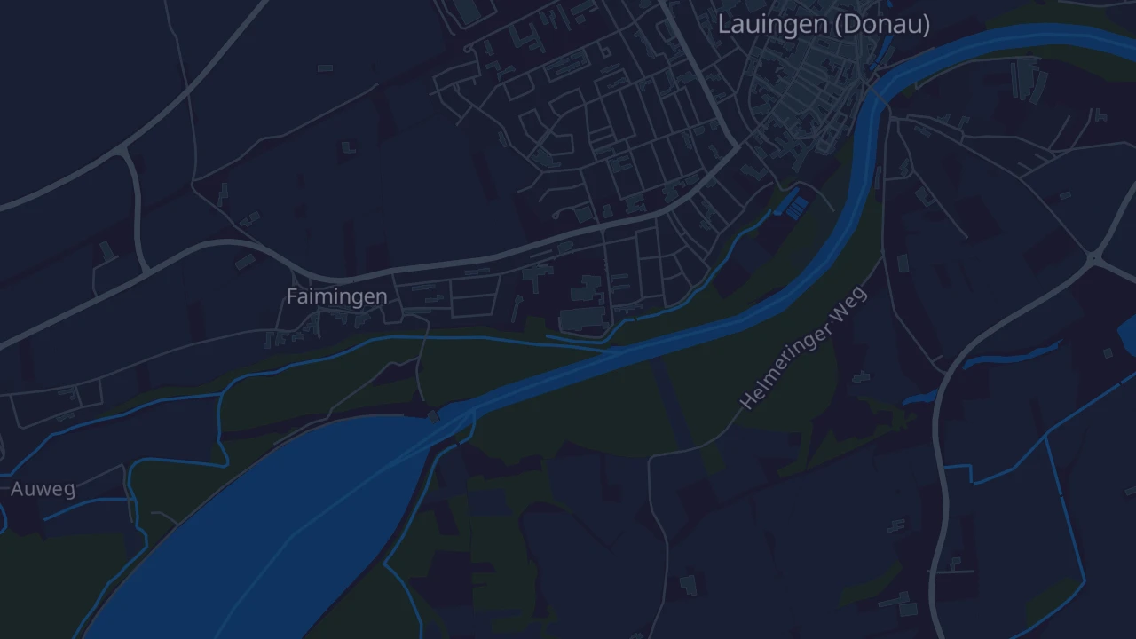 Karte von Lauingen (Donau)