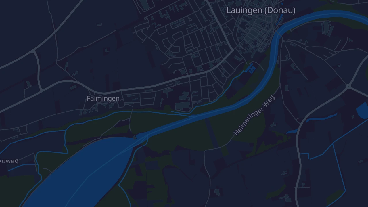 Karte von Lauingen (Donau)