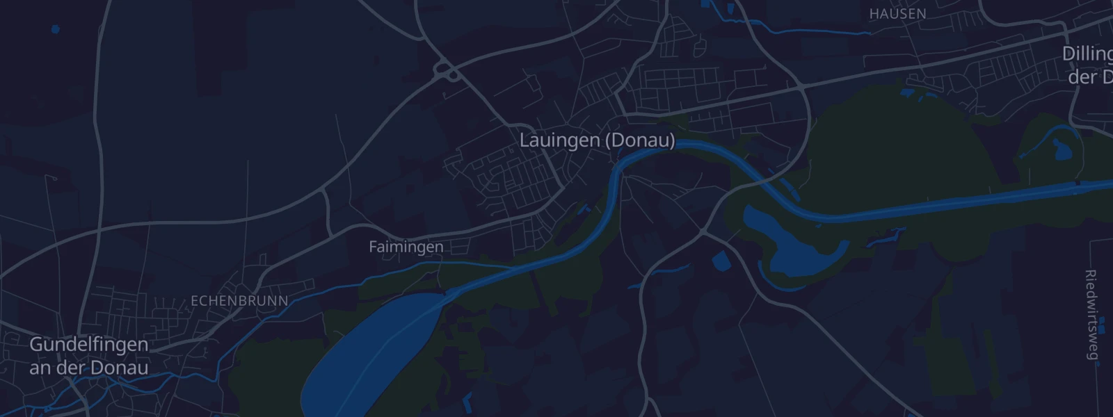 Karte von Lauingen (Donau)