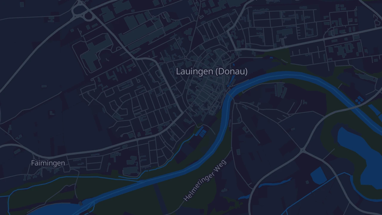 Karte von Lauingen (Donau)