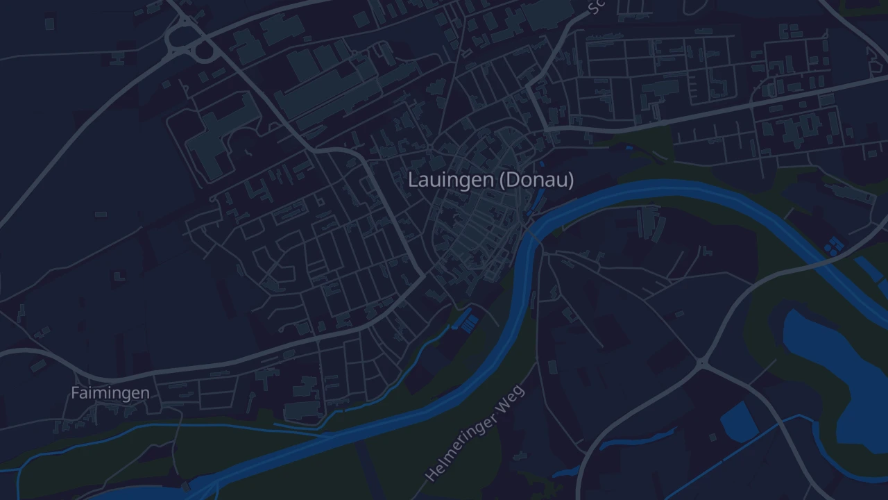 Karte von Lauingen (Donau)
