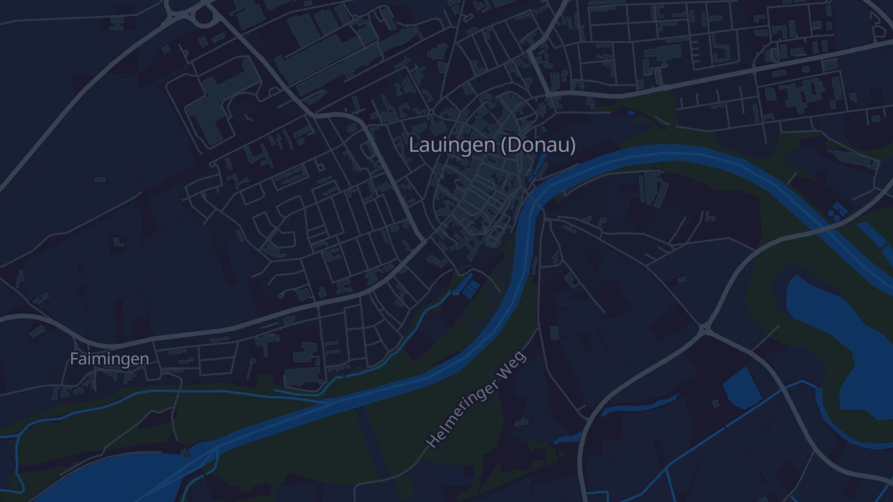 Karte von Lauingen (Donau)