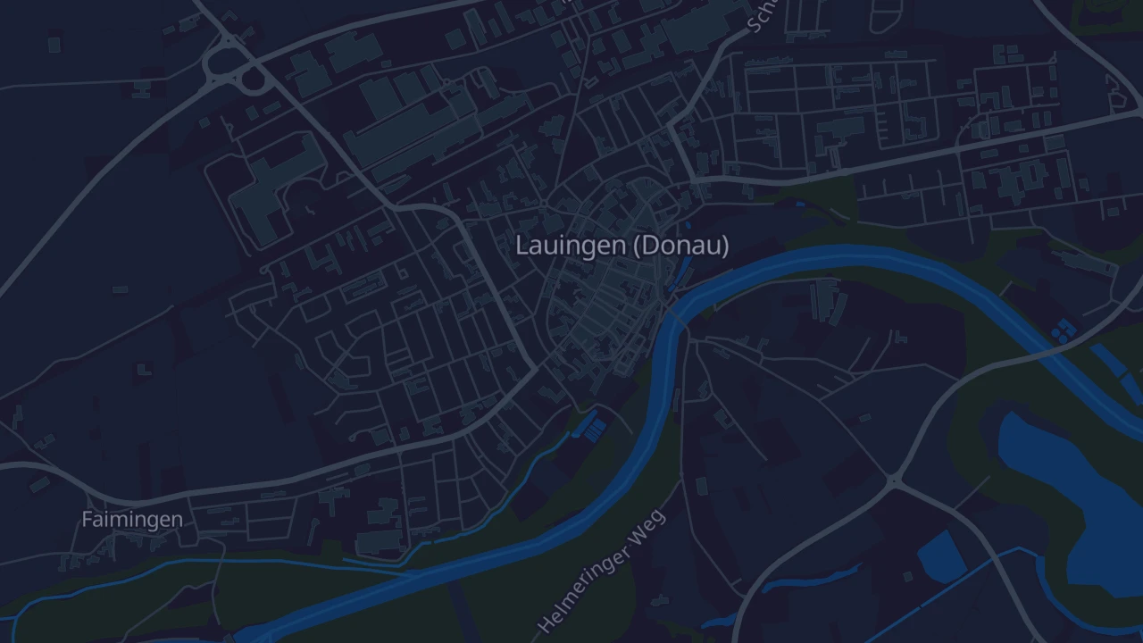 Karte von Lauingen (Donau)