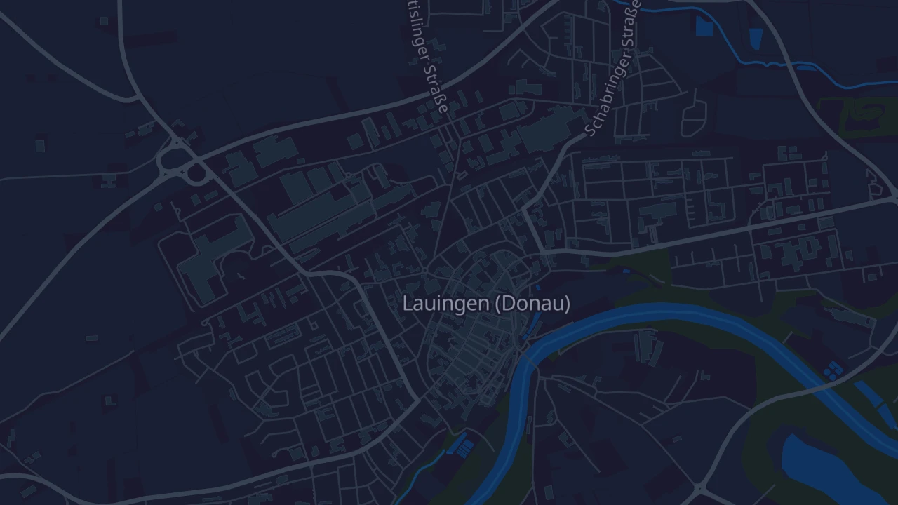 Karte von Lauingen (Donau)