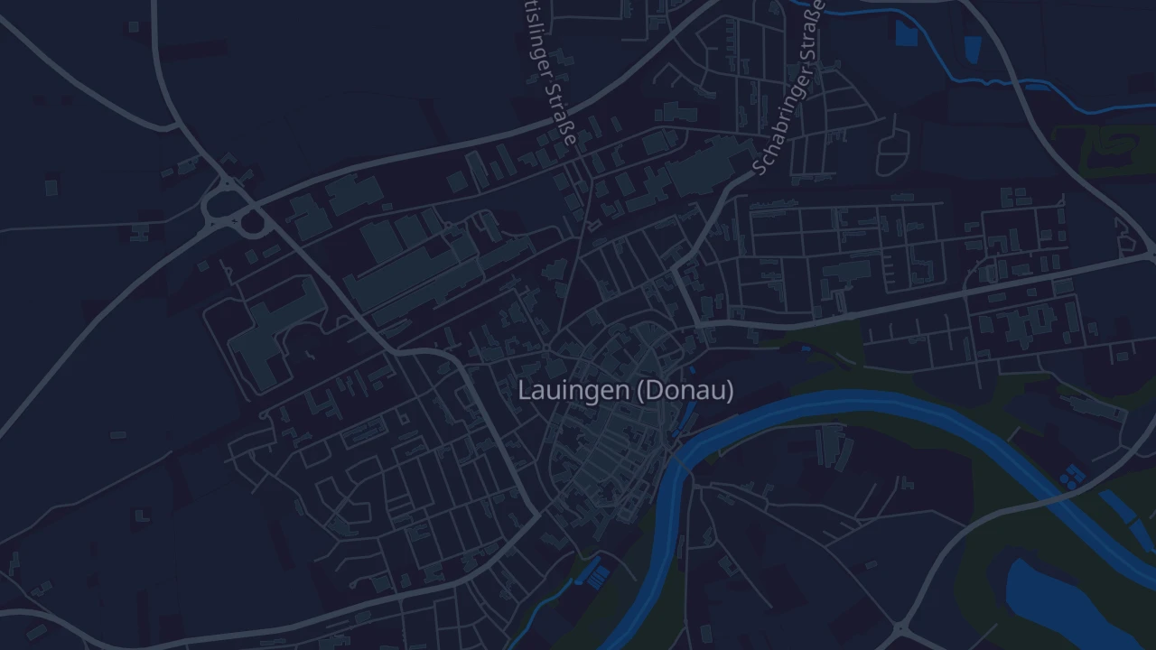 Karte von Lauingen (Donau)