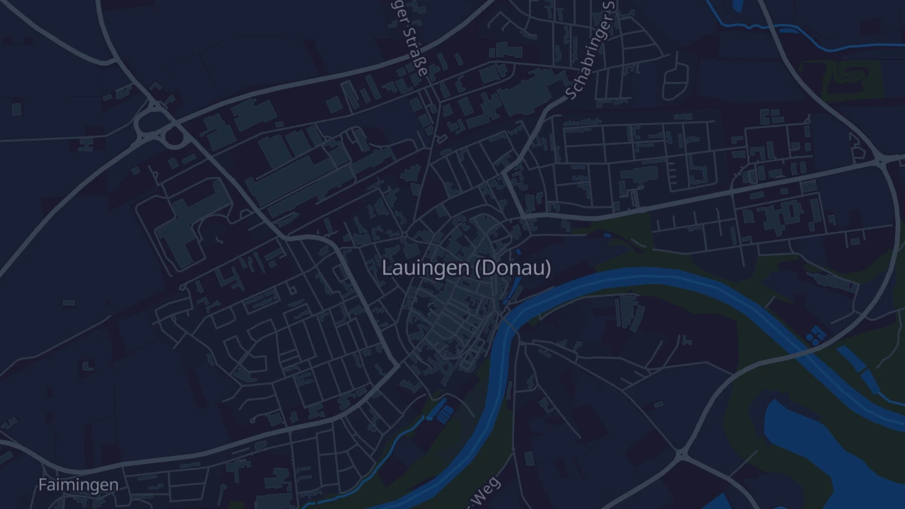 Karte von Lauingen (Donau)