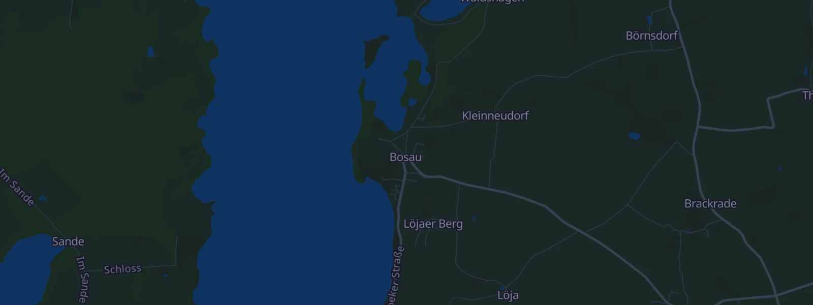 Karte von Bosau