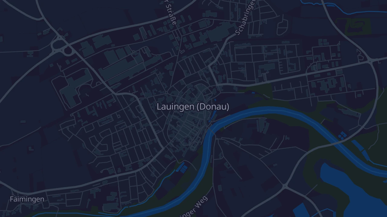 Karte von Lauingen (Donau)