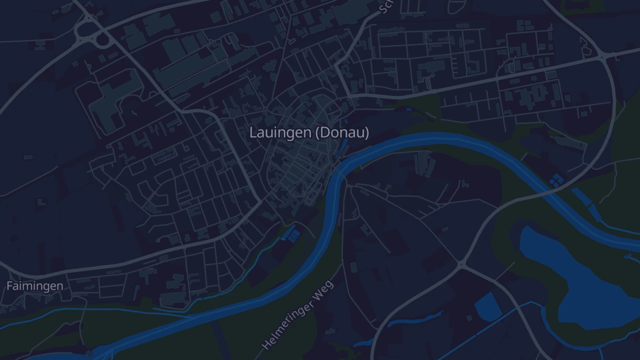 Karte von Lauingen (Donau)