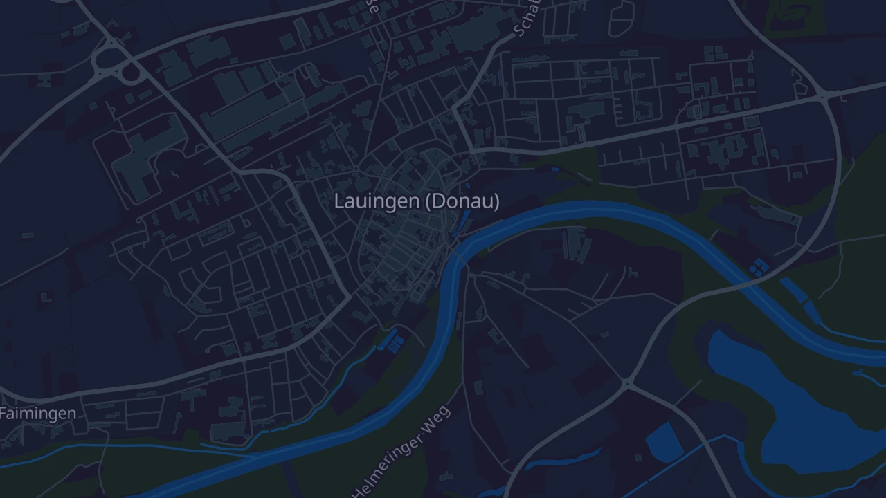 Karte von Lauingen (Donau)