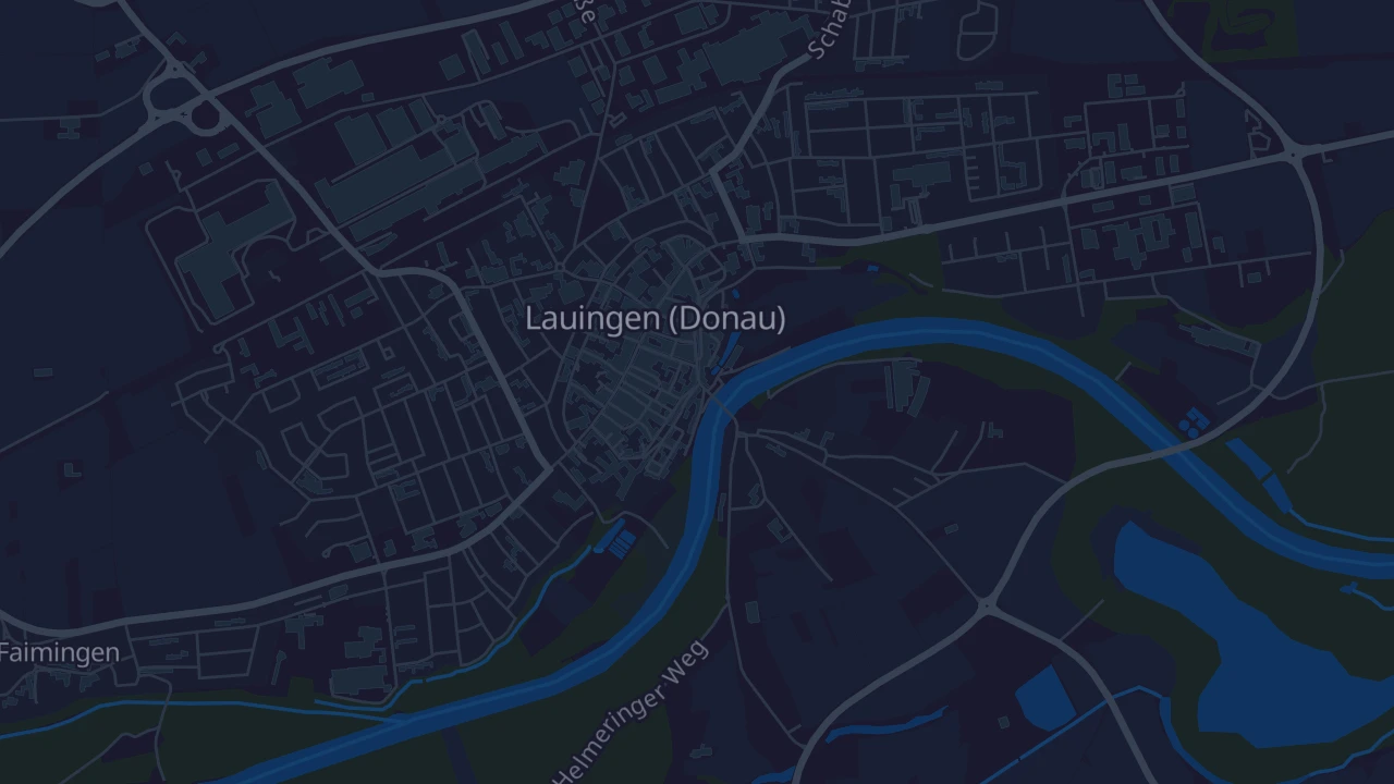 Karte von Lauingen (Donau)
