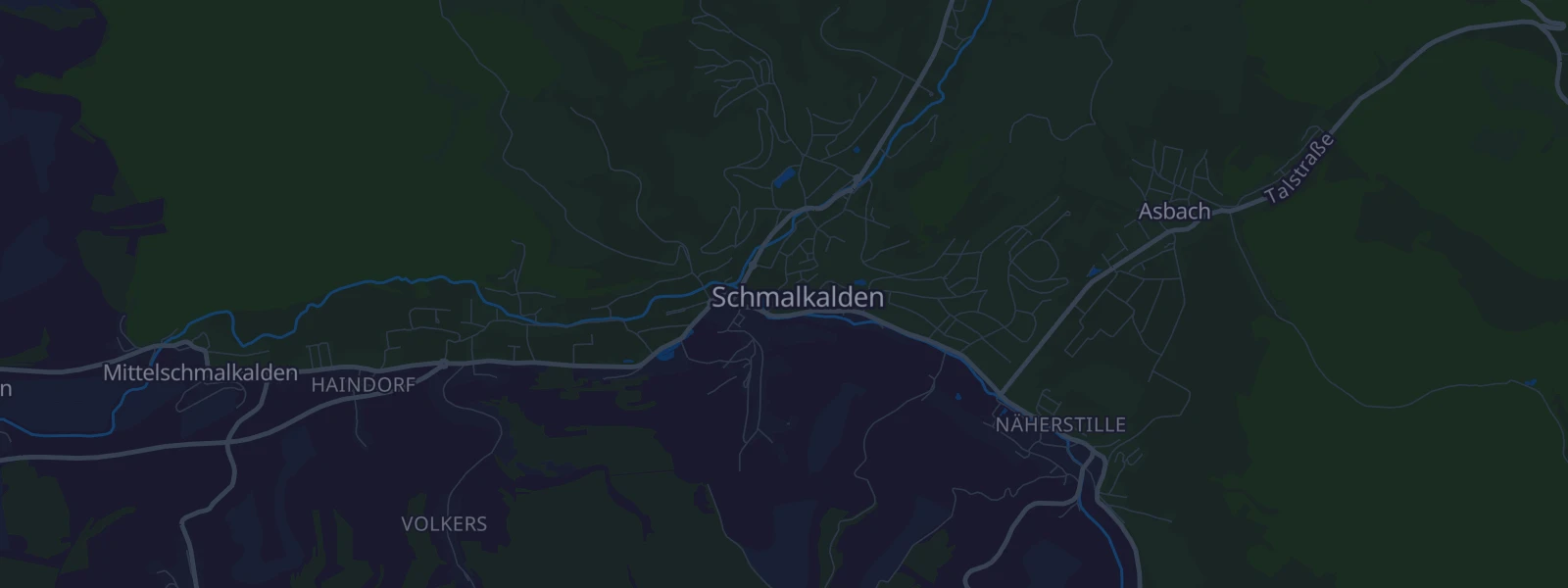 Karte von Schmalkalden