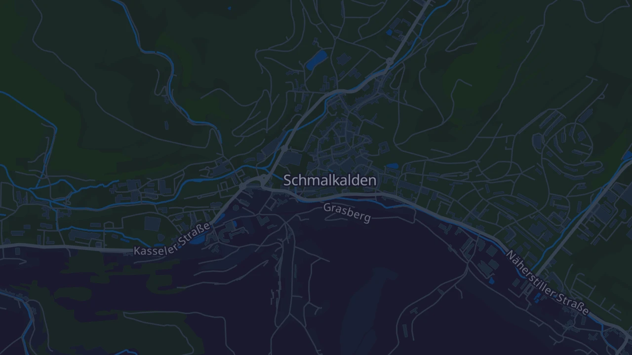 Karte von Schmalkalden