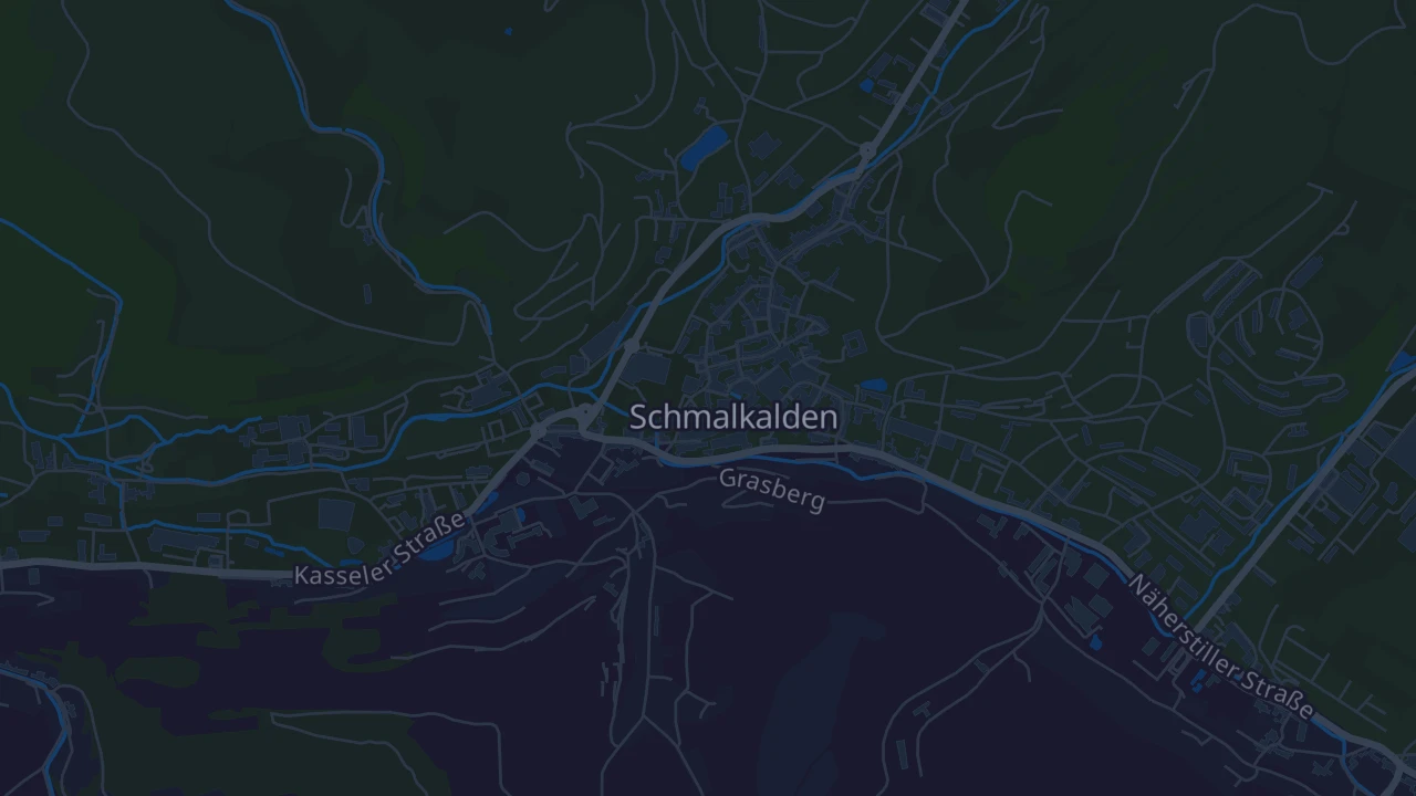 Karte von Schmalkalden