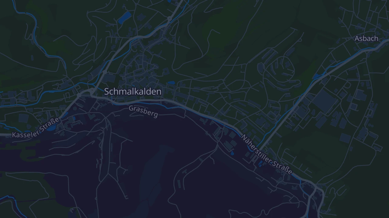 Karte von Schmalkalden