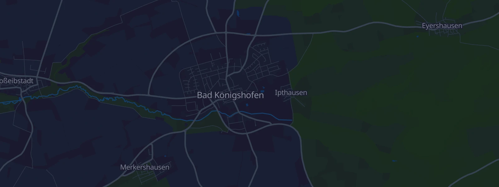 Karte von Bad Königshofen im Grabfeld