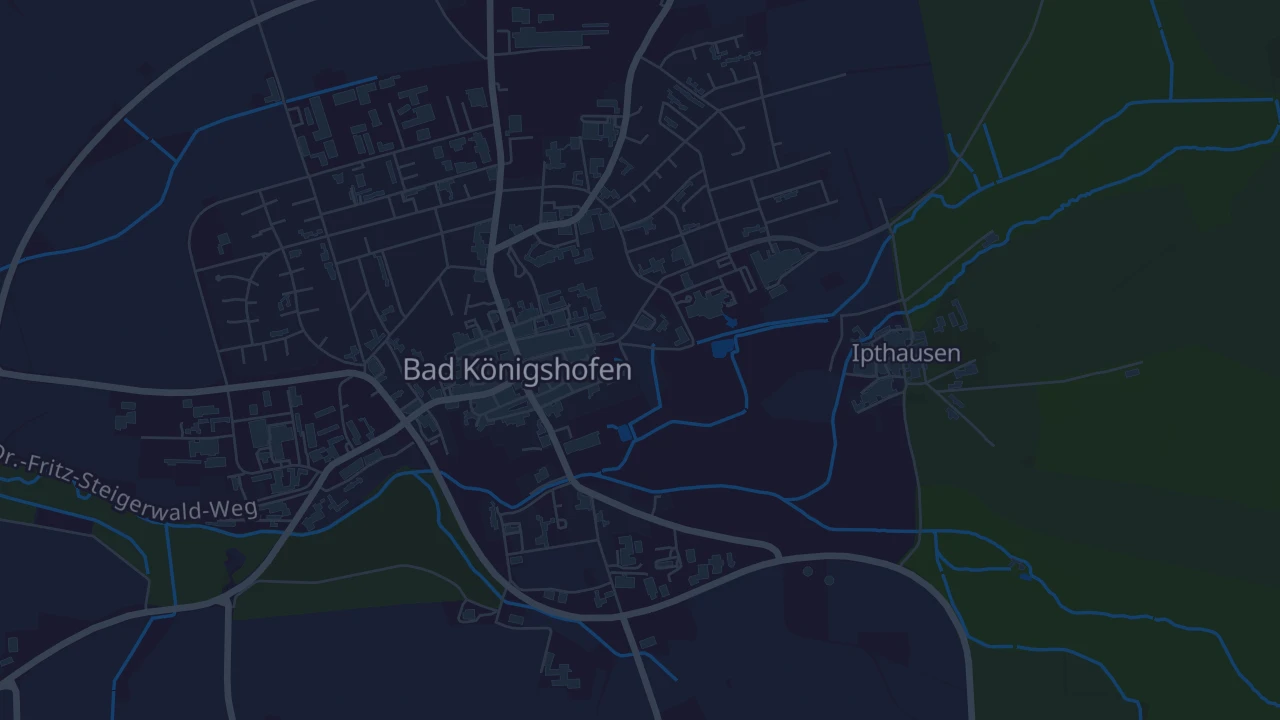 Karte von Bad Königshofen im Grabfeld