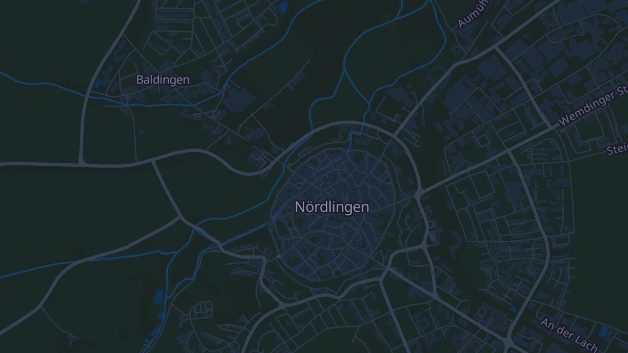 Karte von Nördlingen