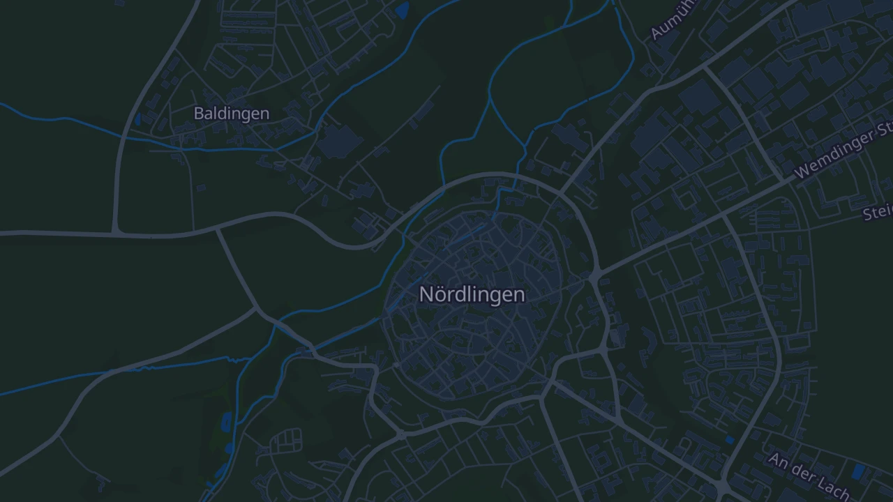 Karte von Nördlingen