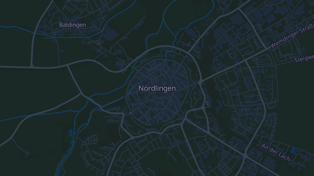 Karte von Nördlingen