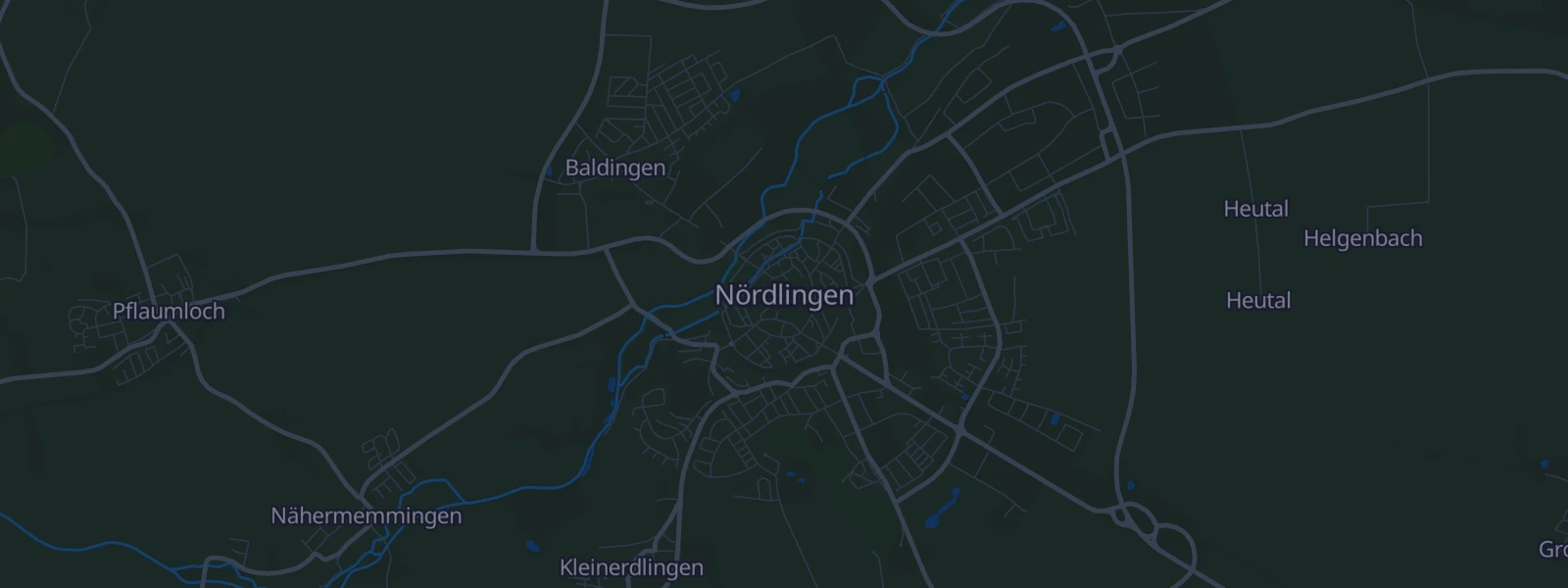 Karte von Nördlingen