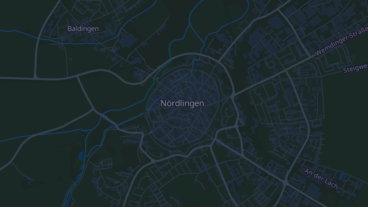 Karte von Nördlingen