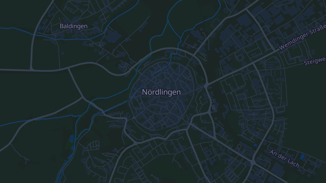 Karte von Nördlingen