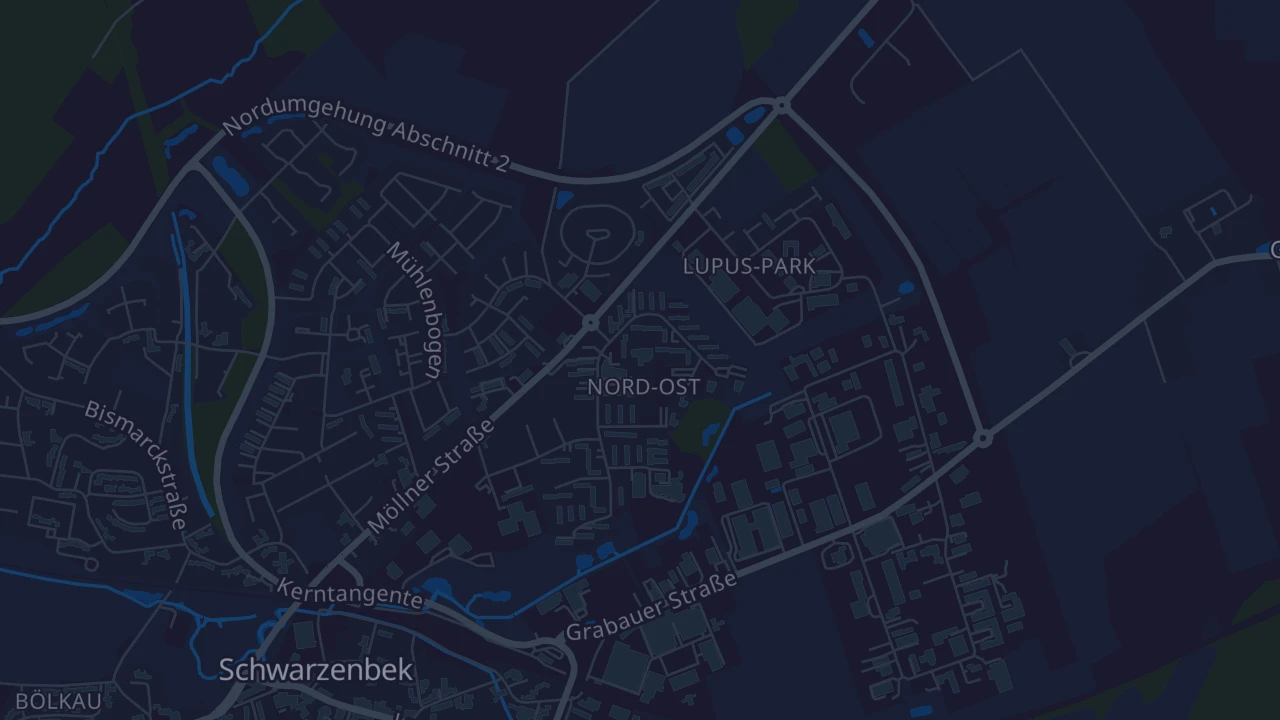 Karte von Schwarzenbek