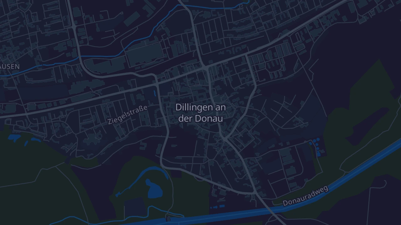 Karte von Dillingen