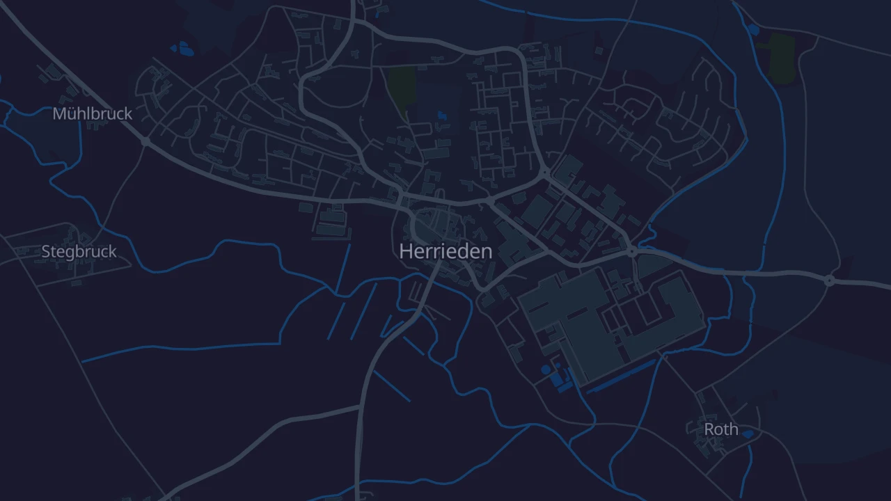 Karte von Herrieden